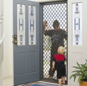 7mm Diamond pattern security door