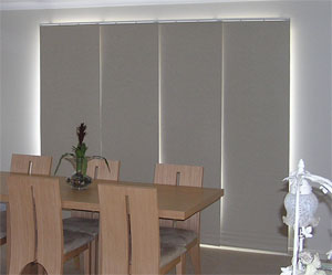 Panel glide blind